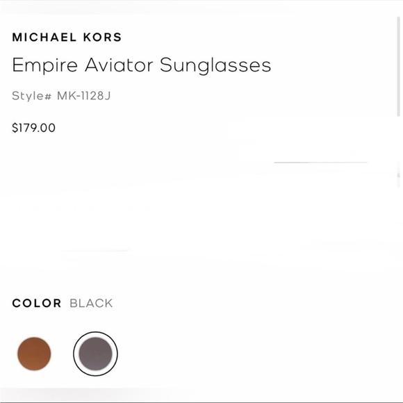 Michael Kors Empire Aviator Sunglasses - Picture 6 of 16